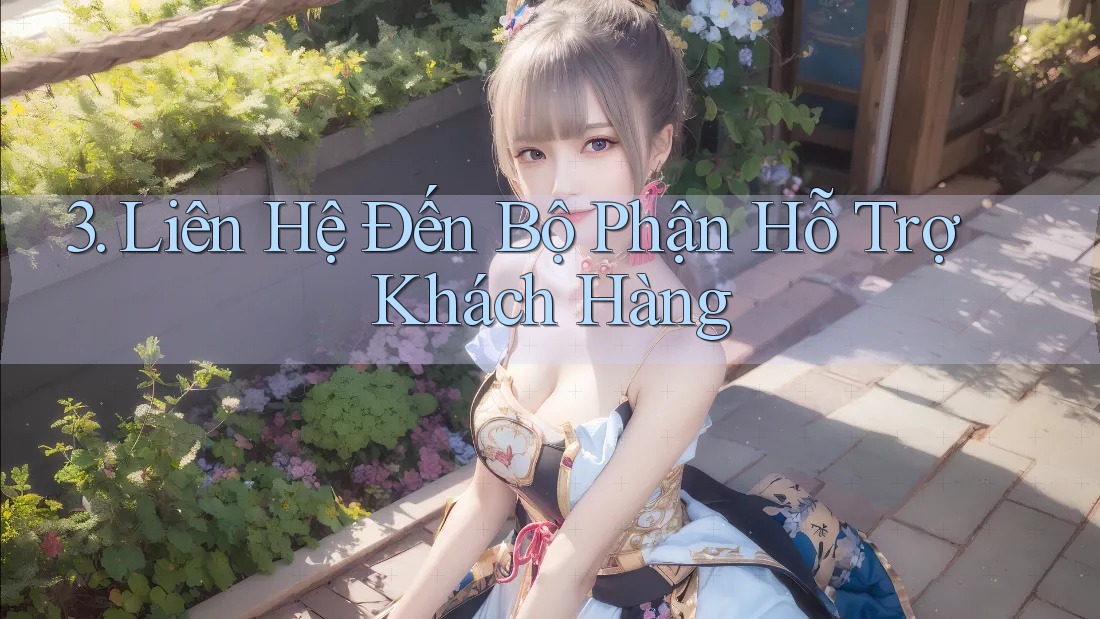 3. Liên Hệ Đến Bộ Phận Hỗ Trợ Khách Hàng 3. Liên Hệ Đến Bộ Phận Hỗ Trợ Khách Hàng