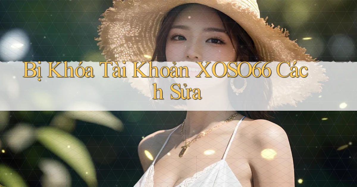 bị khóa tài khoản xoso66 cách sửa