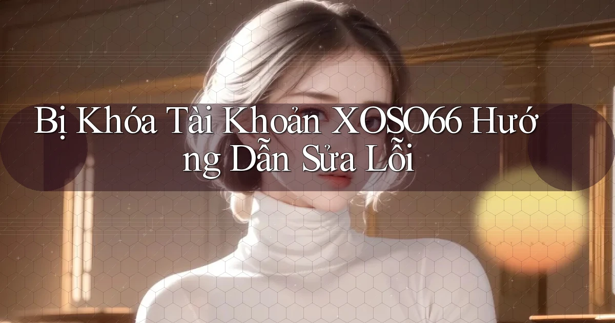 bị khóa tài khoản xoso66 hướng dẫn sửa lỗi