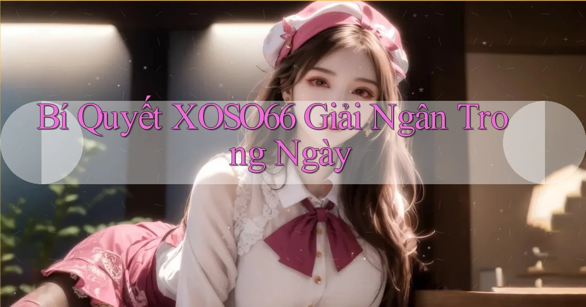 bí quyết xoso66 giải ngân trong ngày