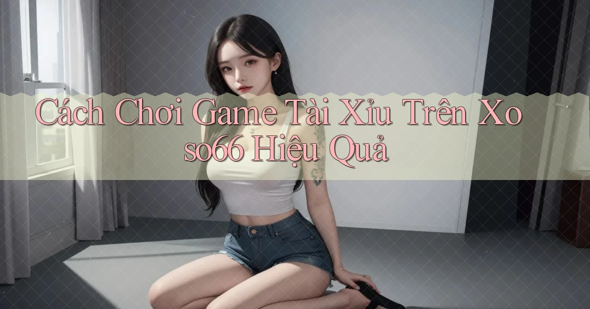 cách chơi game tài xỉu trên xoso66 hiệu quả