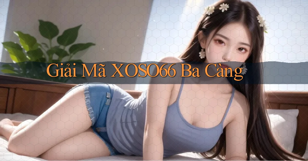 giải mã xoso66 ba càng