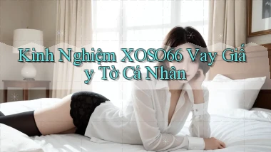 kinh nghiệm xoso66 vay giấy tờ cá nhân