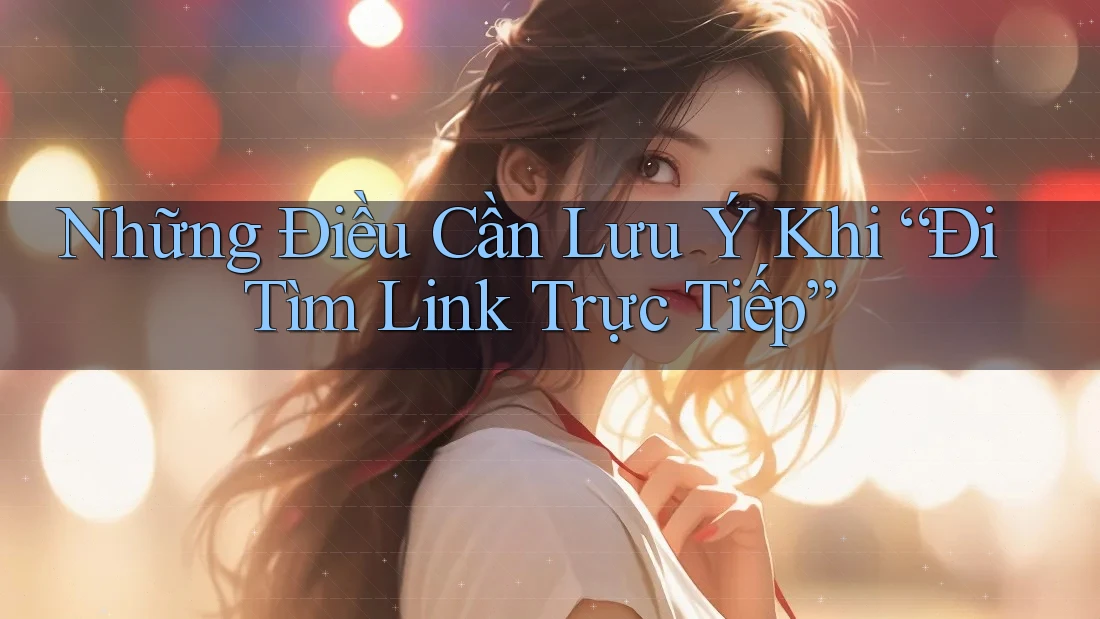 Những Điều Cần Lưu Ý Khi “Đi Tìm Link Trực Tiếp” Những Điều Cần Lưu Ý Khi “Đi Tìm Link Trực Tiếp”