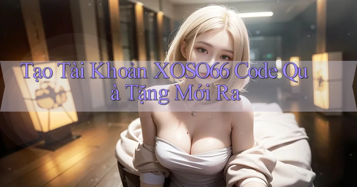 tạo tài khoản xoso66 code quà tặng mới ra