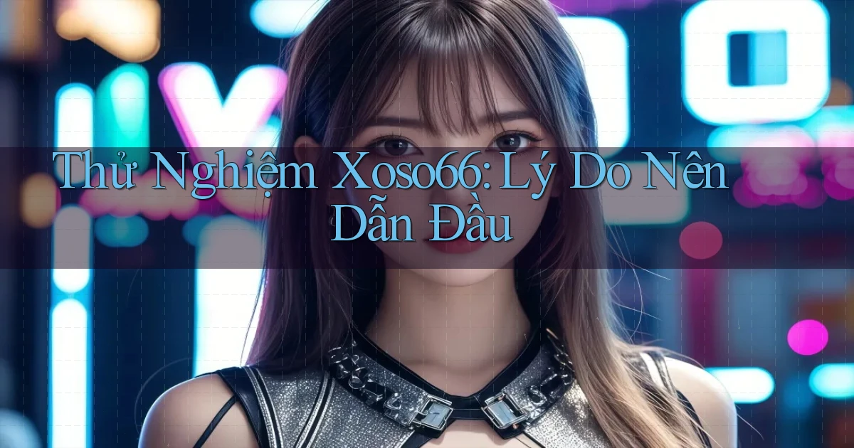 thử nghiệm xoso66 lý do nên dẫn đầu