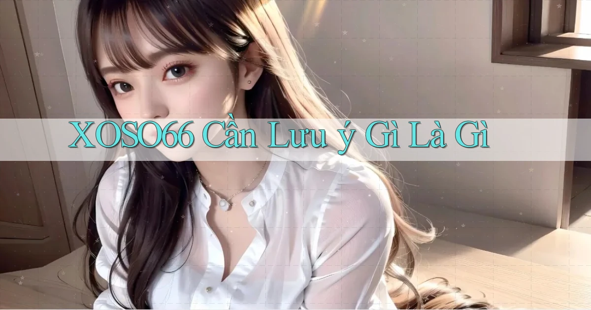 xoso66 cần lưu ý gì là gì