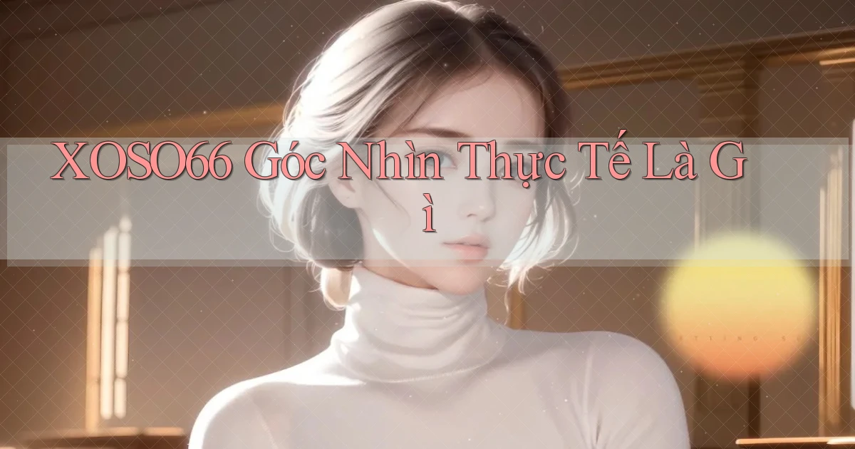 xoso66 góc nhìn thực tế là gì